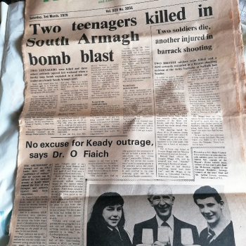 Irish ‘Troubles’ related newspaper.