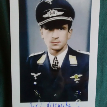 Luftwaffe Knights Cross winner Josef Luxenburger.
