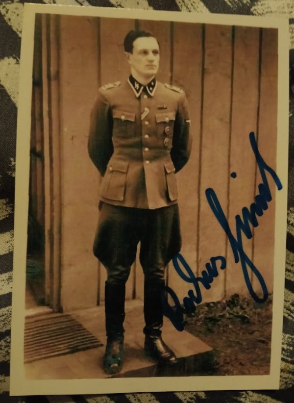 Signed Rochus Misch B&W.