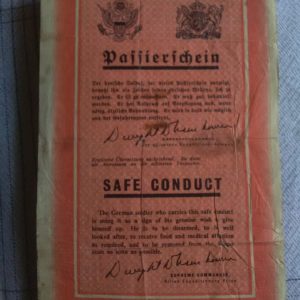 Safe conduct pass.
