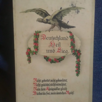 WW1 Patriotic postcard. ‘Heil und Sieg’.