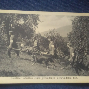WW1 German medics Postcard.