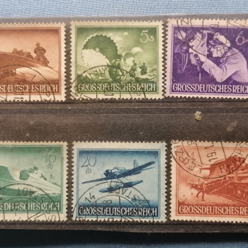 Group of Wehrmacht stamps.