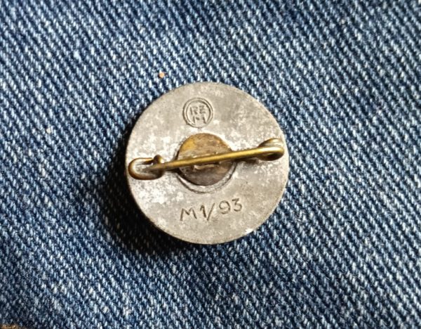 Wartime Painted Nazi Party member's badge. - Image 2