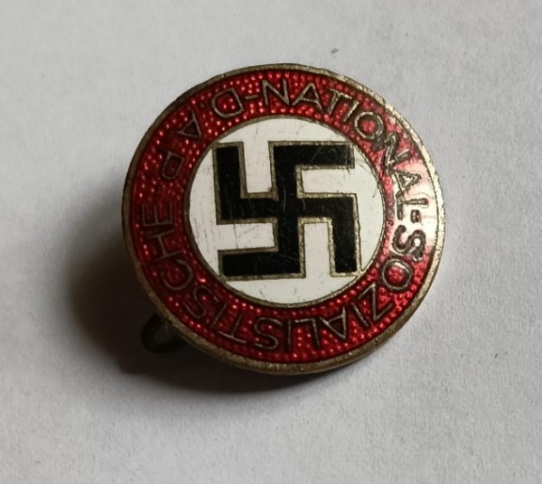 Enamel Nazi Party Member's Badge. (2)
