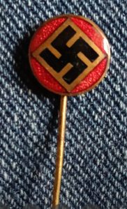 Early Nazi Sympathizer's/Supporter's Stickpin.