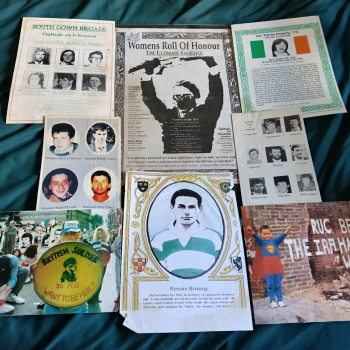 Large Group of IRA Hunger Striker related posters.